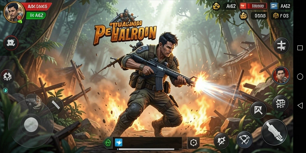 Gameplay AA62 penuh aksi seru dan strategi.