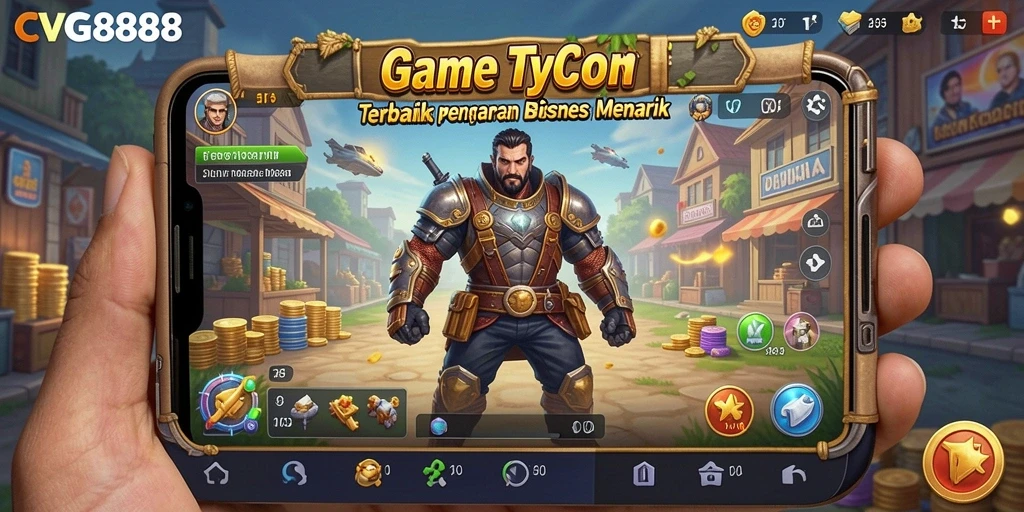 Tampilan gameplay CVG8888 yang menegangkan dan menarik.