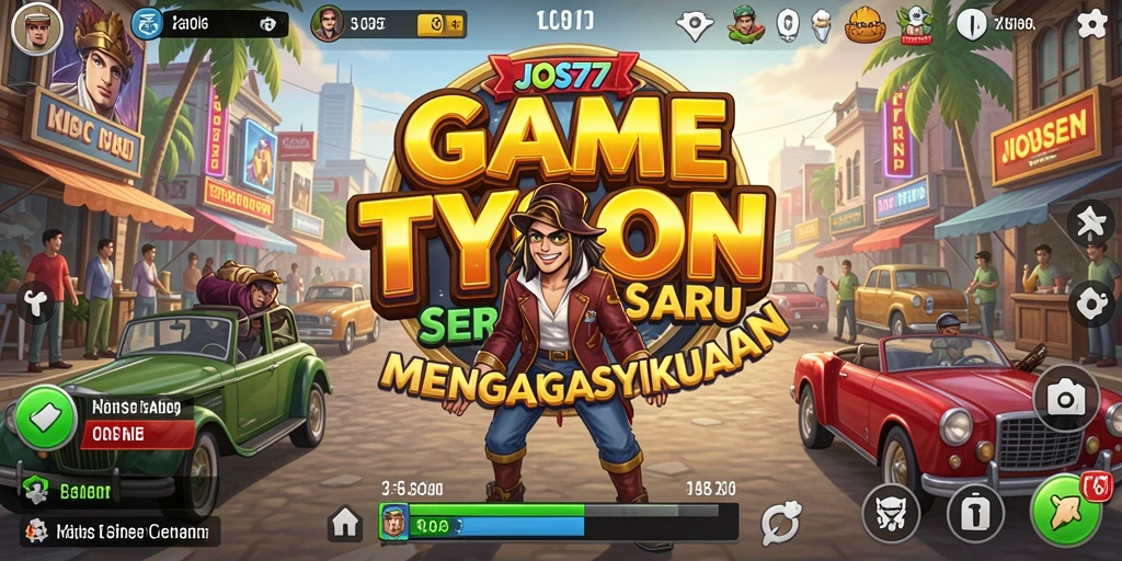 Screenshot menunjukkan gameplay Tycoon yang menarik dan interaktif.