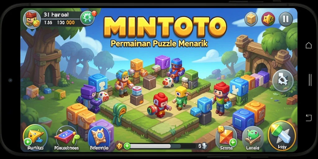 Tampilan gameplay menantang dan interaktif dalam MINTOTO.