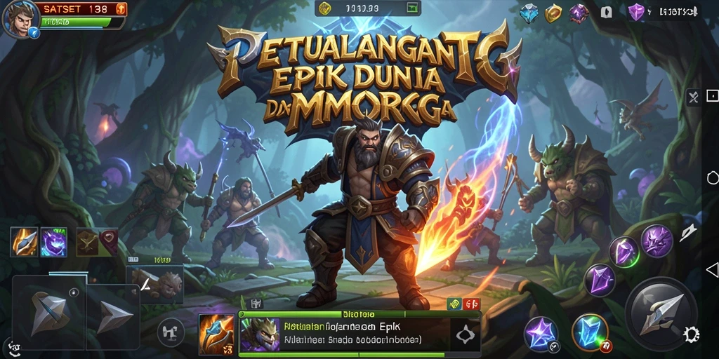 Tampilan menakjubkan dari gameplay MMORPG di SATSET138.